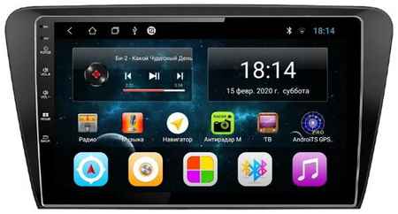 Магнитола CRS-300 Шкода Октавия А7 Skoda Octavia A7 - Android 13 - Процессор 8 ядер - Память 4+64Gb - Carplay - DSP 36 полос - 4G(Sim)