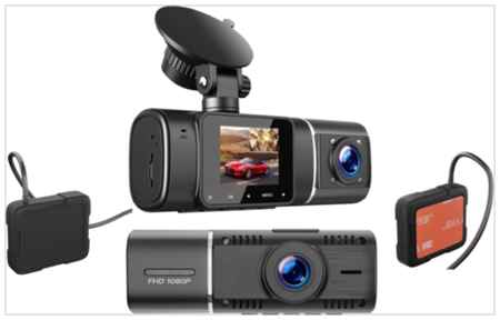 Видеорегистратор с двумя камерами Kazer Flash GPS 19848387733611