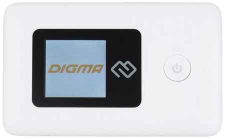 Модем 3G/4G Digma Mobile Wifi DMW1969 USB Wi-Fi Firewall +Router внешний белый 19848387735955