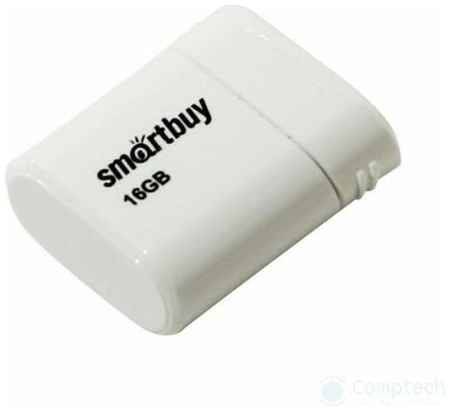 Smartbuy USB Drive 16GB LARA White SB16GBLARA-W 19848388964546
