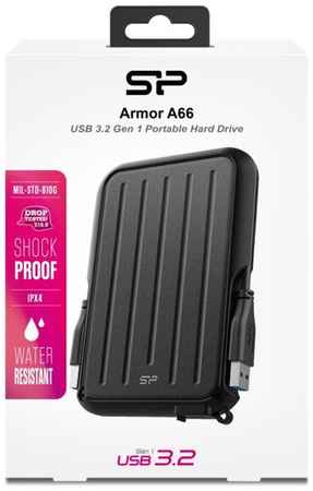 Портативный HDD Silicon Power Armor A66 4 TB USB 3.2