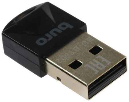 Адаптер USB Buro BU-BT502 Bluetooth 5.0+EDR class 1.5 20м черный (1395352) 19848390401862