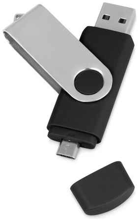 USB/micro USB-флешка 2.0 на 16 Гб Квебек OTG, черный 19848390542633