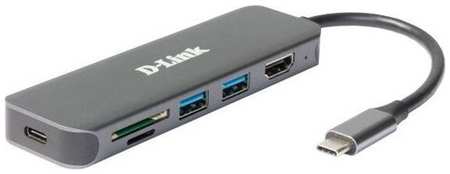 Док-станция с разъемом USB Type-C D-Link DUB-2327/A1A 19848390862374