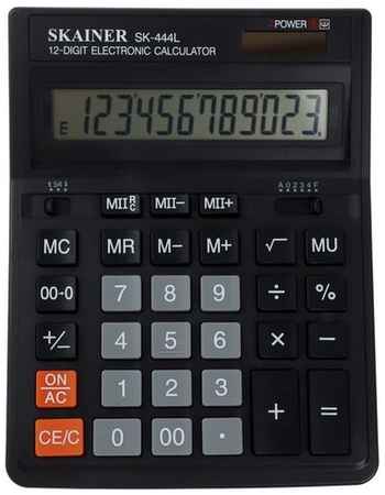 Калькулятор бухгалтерский SKAINER SK-444L, черный 19848391696482