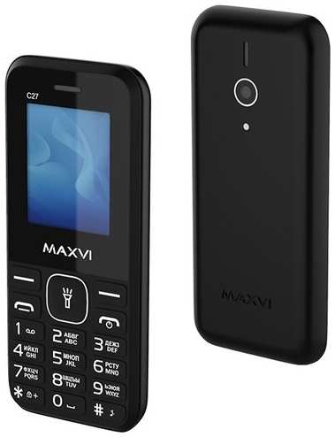 MAXVI C27, 2 SIM, black 19848393604037