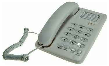 Телефон проводной (вектор 816/02 WHITE) 19848395545321