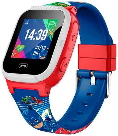 Детские умные часы JET KID PJ Masks, синий/красный 19848396243340