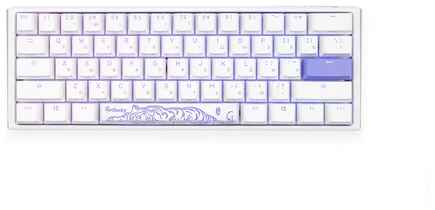 Игровая механическая клавиатура Ducky One 3 Mini White переключатели Cherry MX RGB Blue, русская раскладка 19848396751546