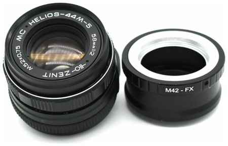 Омзю Светосильный мануальный объектив Гелиос-44М-5 МС 2/58 для камер Fujifilm FX