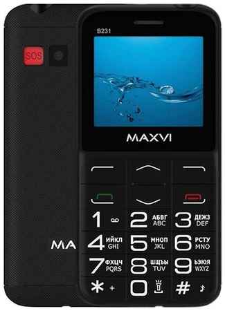 Телефон MAXVI B231, 2 SIM, синий 19848398204477