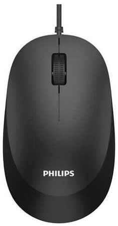 Philips Мышь Проводная Мышь SPK7207BL USB 2.0, 3 кнопки 1000dpi, Чёрный 19848398358402