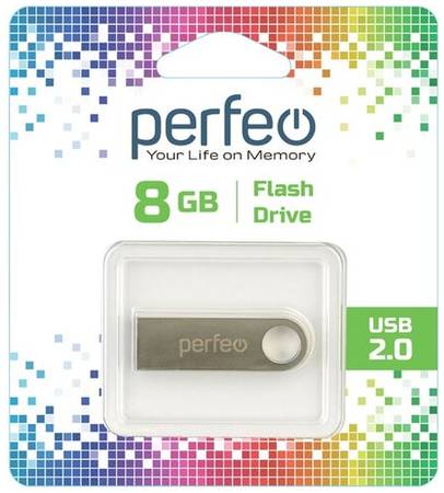 Флеш Perfeo USB 8GB M07 Metal Series 19848406947490