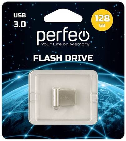 Флеш Perfeo USB 3.0 128GB M06 Metal Series 19848406949411