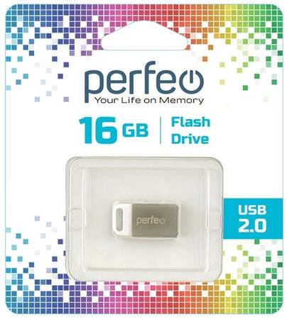 Флеш Perfeo USB 16GB M05 Metal Series 19848406987965