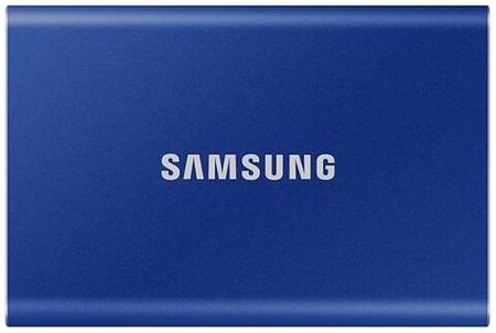 500 ГБ Внешний SSD Samsung T7, USB 3.2 Gen 2 Type-C, синий 19848429618421