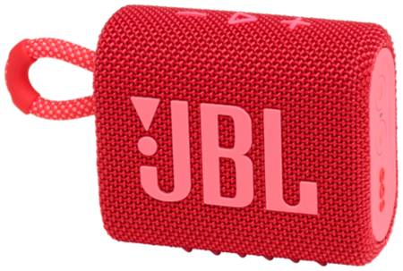 Портативная акустика JBL GO 3, 4.2 Вт, красный 19848430367810
