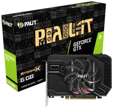 Видеокарта Palit GeForce GTX 1660 SUPER StormX 6GB (NE6166S018J9-161F), Retail 19848454793295