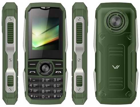 Телефон VERTEX K211, 2 SIM, зеленый 19848456358907