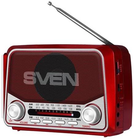 Радиоприемник SVEN SRP-525 красный 19848490288039