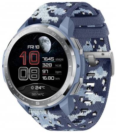 Умные часы HONOR Watch GS Pro 48 мм GPS Global, серый камуфляж 19848492418972