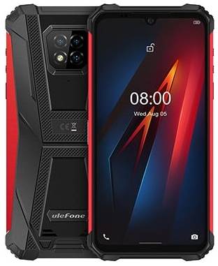 Смартфон Ulefone Armor 8 4/64 ГБ, Dual nano SIM, красный/черный 19848494163919