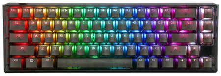 Клавиатура Ducky One 3 Aura SF RGB Black Cherry MX Silver Speed Switch (US Layout 19848500471831