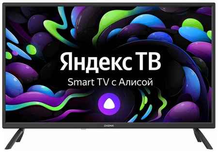 Телевизор LED Digma 32″ DM-LED32SBB31 YaOS черный HD 60Hz DVB-T DVB-T2 DVB-C DVB-S DVB-S2 USB WiFi Smart TV 19848500818719