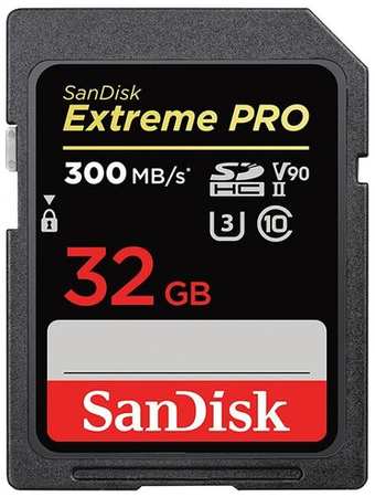 Карта памяти 32Gb - SanDisk Extreme Pro SDHC Class 10 UHS-II U3 SDSDXDK-032G-GN4IN (Оригинальная!) 19848501747160
