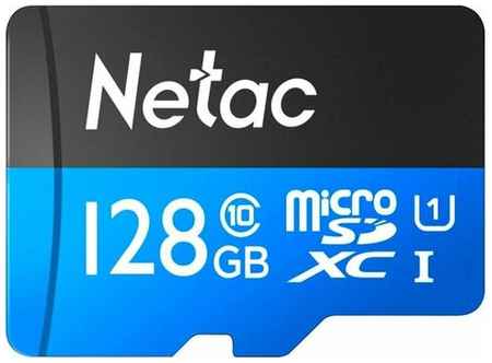 Карта памяти Netac microSDHC 128Gb Class10 NT02P500STN-128G-R P500 adapter