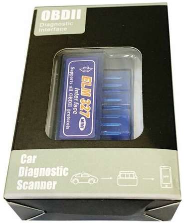 Диагностический сканер Автосканер адаптер для диагностики автомобиля ELM327 OBD2 Bluetooth v1.5 19848504559634