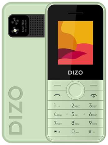 Телефон Dizo Star 200 RU, 2 SIM, зелeный