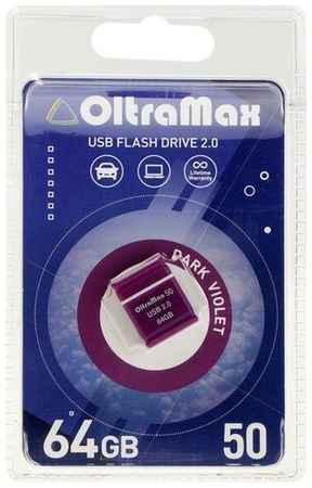 Флешка OltraMax 50, 32 Гб, USB2.0, чт до 15 Мб/с, зап до 8 Мб/с, красная 19848505820112