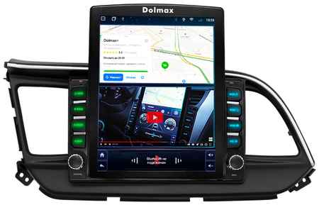 Штатная магнитола для Hyundai Elantra, Avante (2018-2020) на Android (DSP, CarPlay , SIM, Микрофон, GPS, 4G, Wi-Fi, 2/32Гб, 8 ядер) Dolmax TS-HY-ELAV18