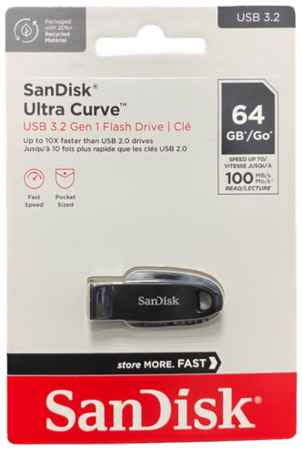 3.2 USB флеш накопитель SanDisk 64GB SDCZ550-064G-G46 Ultra Curve