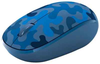 Мышь Microsoft Blue Camo, оптическая, беспроводная, синий [8kx-00017] 19848511844475
