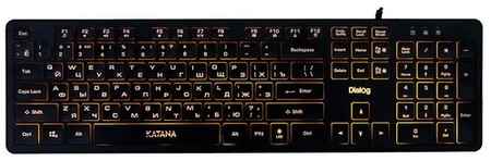 Клавиатура Dialog KK-ML17U, мембранная, проводная, USB, черный (KK-ML17U BLACK) 19848514076701