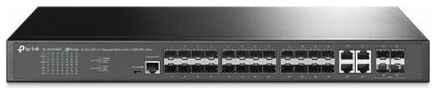 TP-Link SMB TP-Link TL-SG3428XF JetStream 24-портовый управляемый SFP-коммутатор уровня 2+ с четырьмя слотами SFP+ 10 Гбит/с