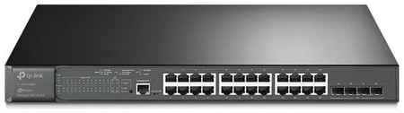 TP-Link Коммутатор/ JetStream 28-port Gigabit L2+ Managed Switch with 24-port PoE+, PoE budget up to 384W, support SDN TL-SG3428MP 19848516196213