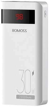 Мобильный аккумулятор Romoss Sense 6PS Pro 20000mAh QC PD 3A белый 19848516242295