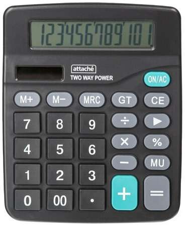 Attache Калькулятор настольный Полноразмерный, 12 разрядный 19848520968891