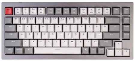 Игровая беспроводная клавиатура Keychron Q1, ANSI Gateron , silver