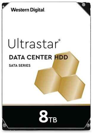 Hitachi 8Tb Western Digital Ultrastar DC HC320 {SATA 6Gb/s, 7200 rpm, 256mb buffer, 3.5″} [0B36404/HUS728T8TALE6L4]