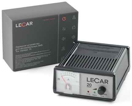 Зарядное устройство ″LECAR-20″ напряжение 12 В, ток 0,4-7 А, стрелочный индикатор 19848525606238