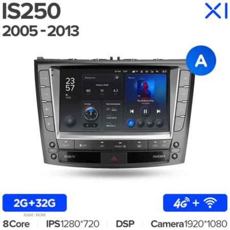 Штатная магнитола Teyes X1 Wi-Fi + 4G Lexus IS250 XE20 (Hm) 2005-2013 9″ (2+32Gb) (Вариант B) авто со штатным цветным дисплеем