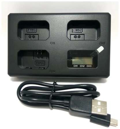 Зарядное устройство для 3-x аккумуляторов Sony NP-FW50