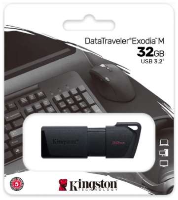 3.2 USB флеш накопитель Kingston Exodia M 32GB черный 19848530931544