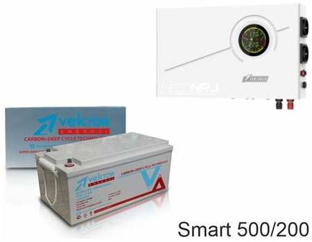 ИБП Powerman Smart 500 INV + Vektor VPbC 12-200
