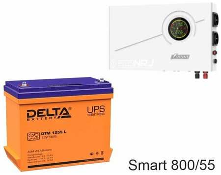 ИБП Powerman Smart 800 INV + Delta DTM 1255 L