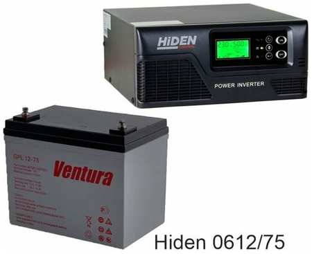 ИБП Hiden Control HPS20-0612 + Ventura GPL 12-75 19848532488679